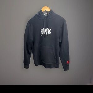 DMX Black Hoodie Medium Rap Hip Hop Music Graphic Sweatshirt Pop Culture Street